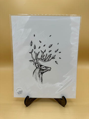 Deer Artwork Print Deer