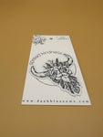 Vinyl Sticker - Floral Bull